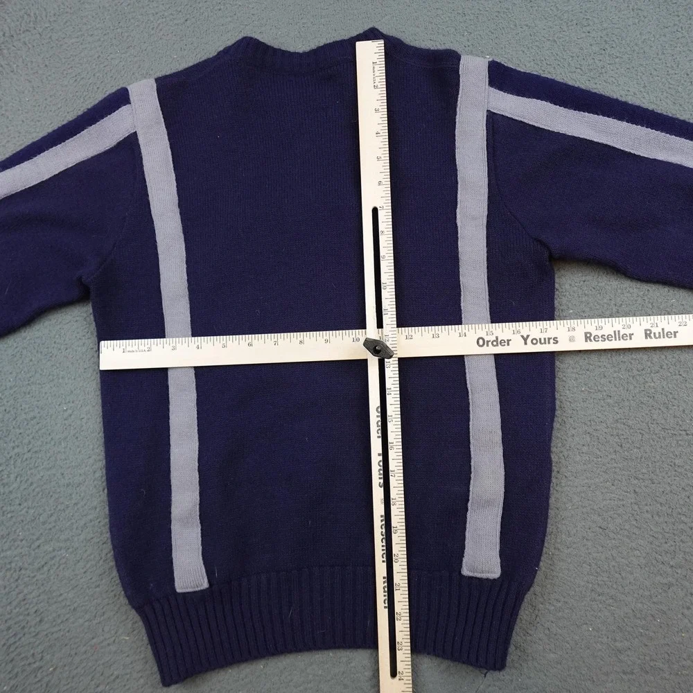Vintage Columbine High School Rebels Sweater Pullover Adult 36 Small Varsity
